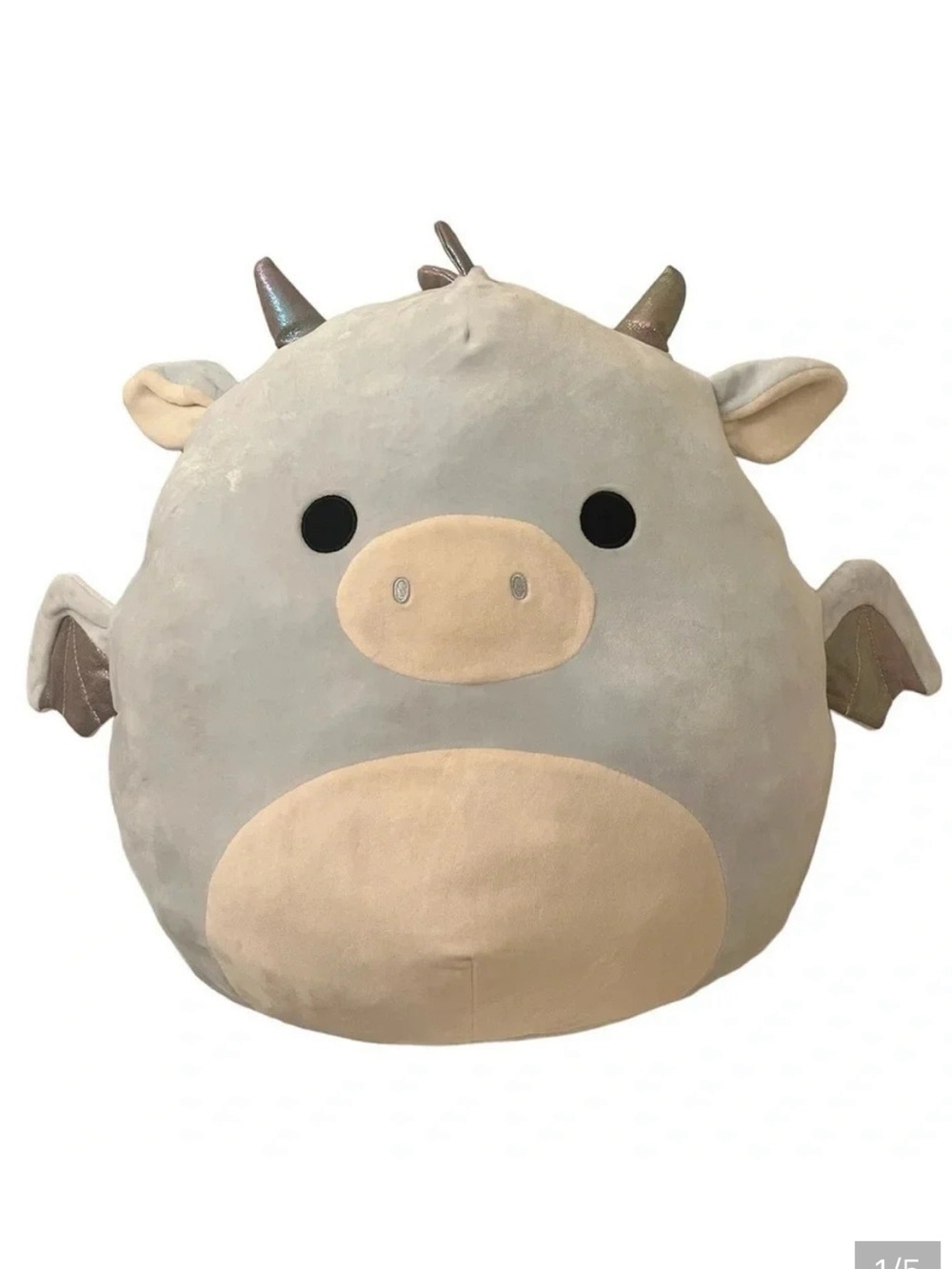 Squishmallows Kenny The Dragon Kelly Toy 18” tall 20” wide Xxl Light Blue